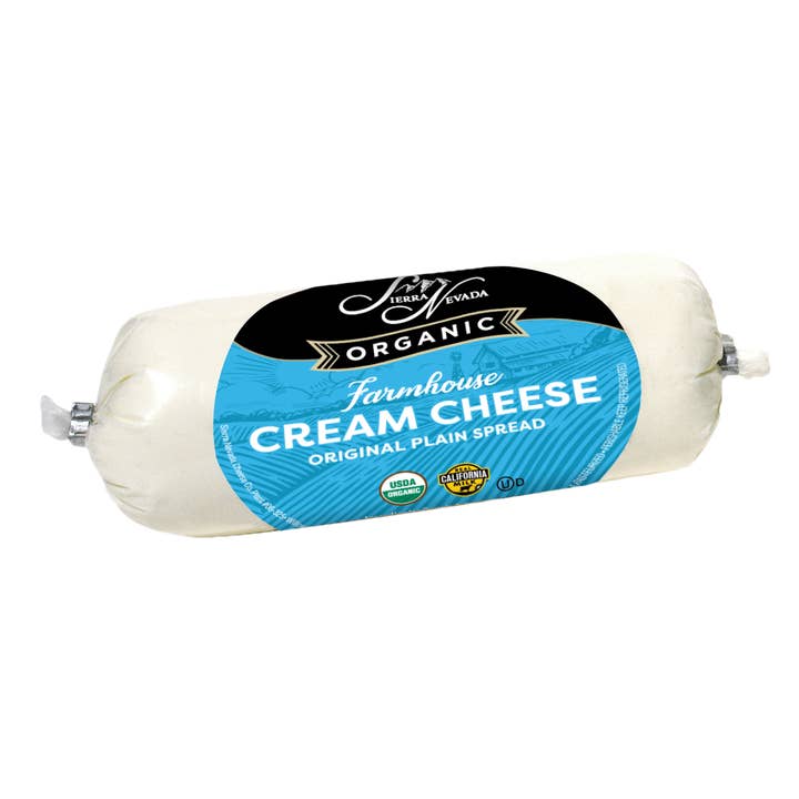 Sierra Nevada Cheese Company - Wholesale Cheese - Organic Cream Cheese chubs 8/7oz