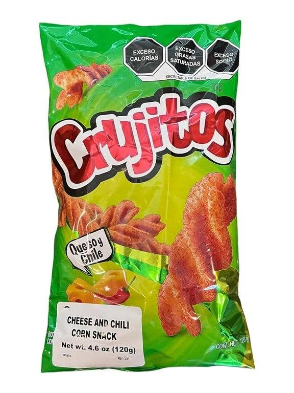Crujitos Queso Y Chile 12 Count for wholesale by Mr. YuYu's Chililicious Candy