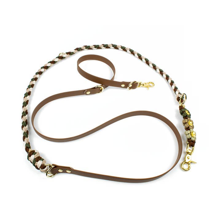 Tierluxe - Wholesale Pet Leash - Dog - Dog leash Tierluxe flowers Biothane paracord4