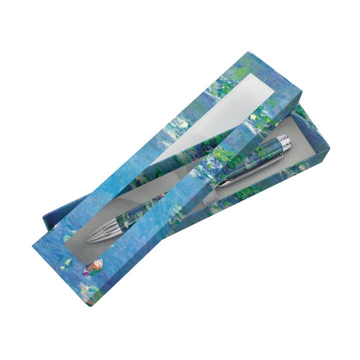 Stylo à bille d'art Monet Nymphéas - Coffret cadeau pour la vente par Apparel Now