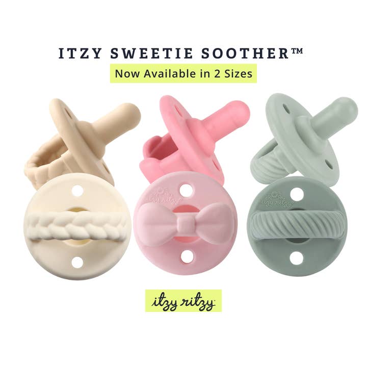 Itzy Ritzy - Wholesale Pacifier - Baby - *NEW SIZE* Sweetie Sootherâ„¢ Pacifier Sets (2-pack)