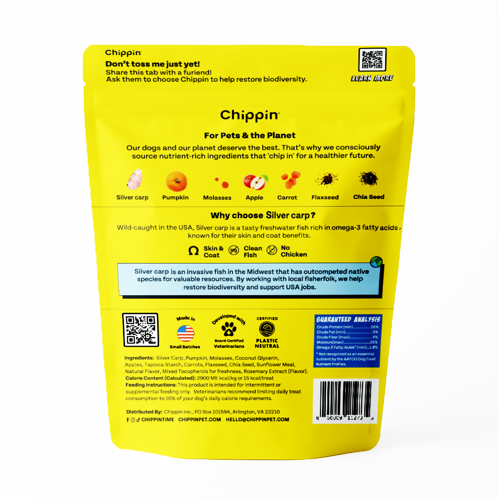 Chippin - Wholesale Pet Treats - Dog - Wild-Caught Fish Pumpkin Apple Soft Jerky Dog Treats1