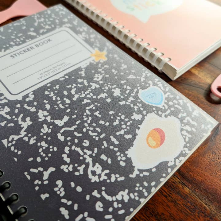 NMC Design Studio - Wholesale Sticker - Composition Sticker Book - Reusable Sticker Storage4