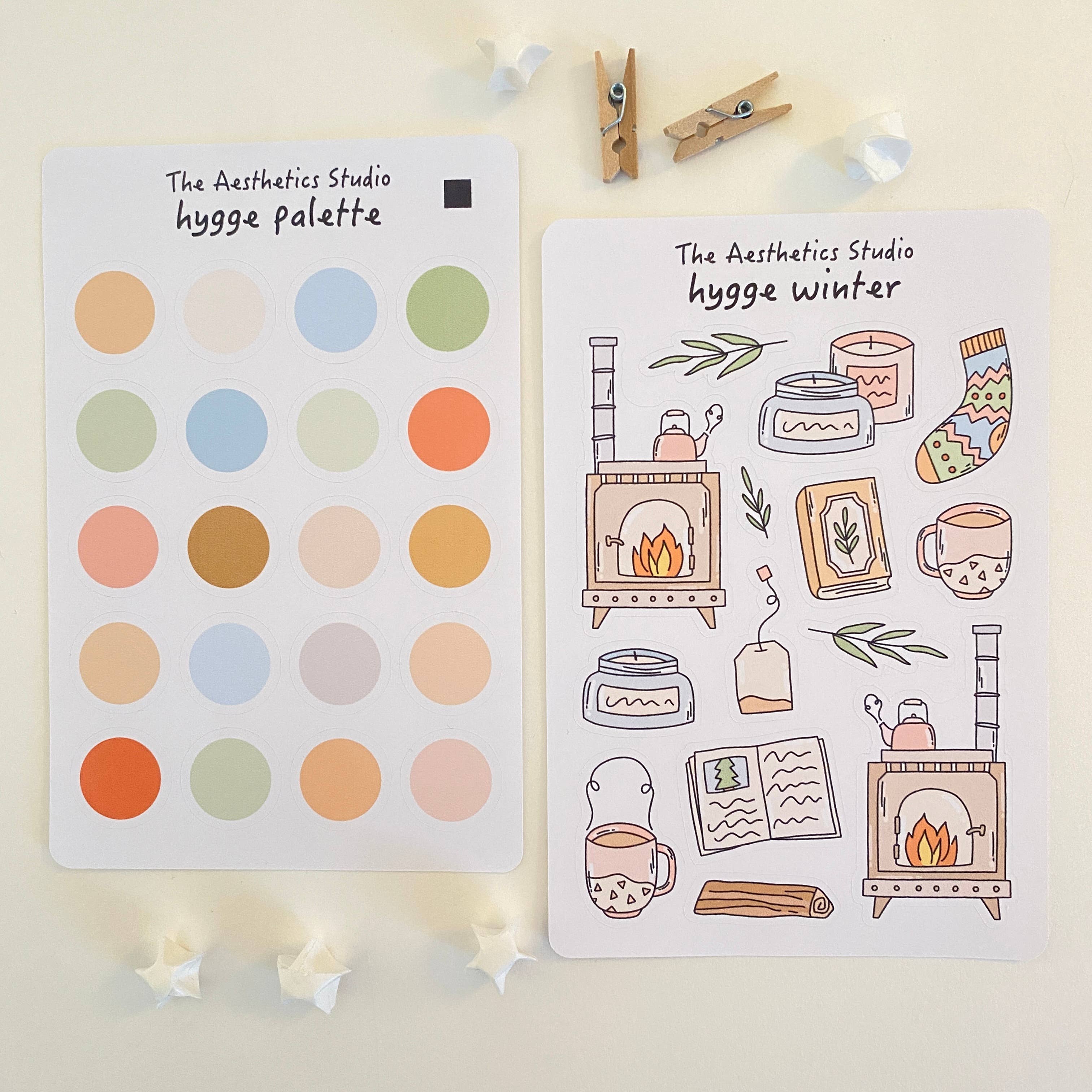 The Aesthetics Studio - Wholesale Sticker - Cozy Winter Collection8