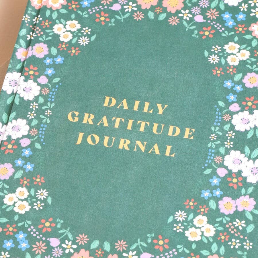 Lisa Angel - Wholesale Journal/Diary - Green Floral Daily Gratitude Journal1