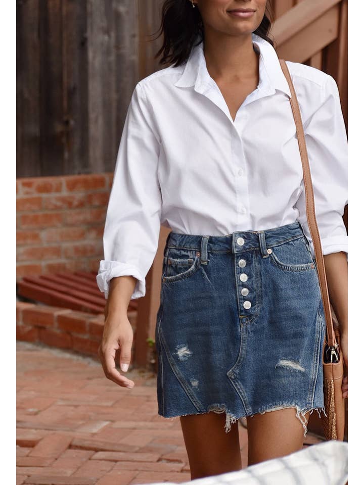 The Lomas Brand - Wholesale Button Down Shirt - Women's - The Abigail Oxford9