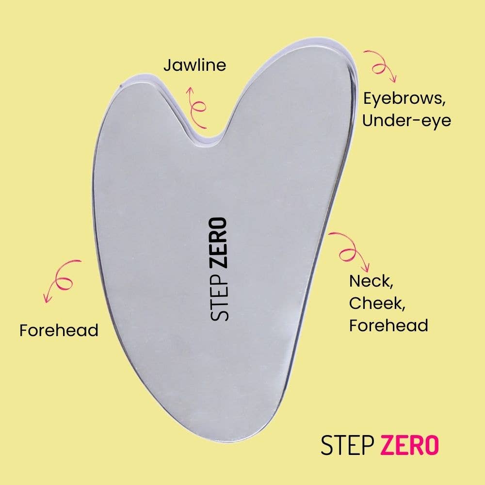 STEP ZERO Skincare - Wholesale Gua Sha Tool - Gua Sha Facial Massage Tool | Valentine's, Mother's Day Gift10