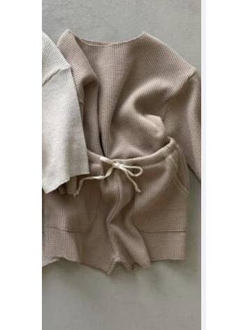 Annie & Charles - Wholesale Top & Pant Set - Baby - Annie & Charles® Premium Waffle Pique Two-Piece