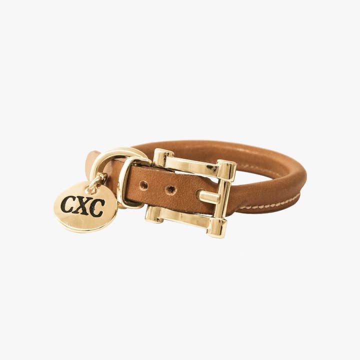 Armband aus Kamelleder mit pflanzlicher Gerbung und Satinrand für den Großhandel von CXC