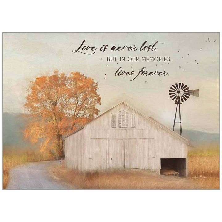 Solo fienile e segnavento - Biglietto di condoglianze per la vendita all'ingrosso da parte di Legacy