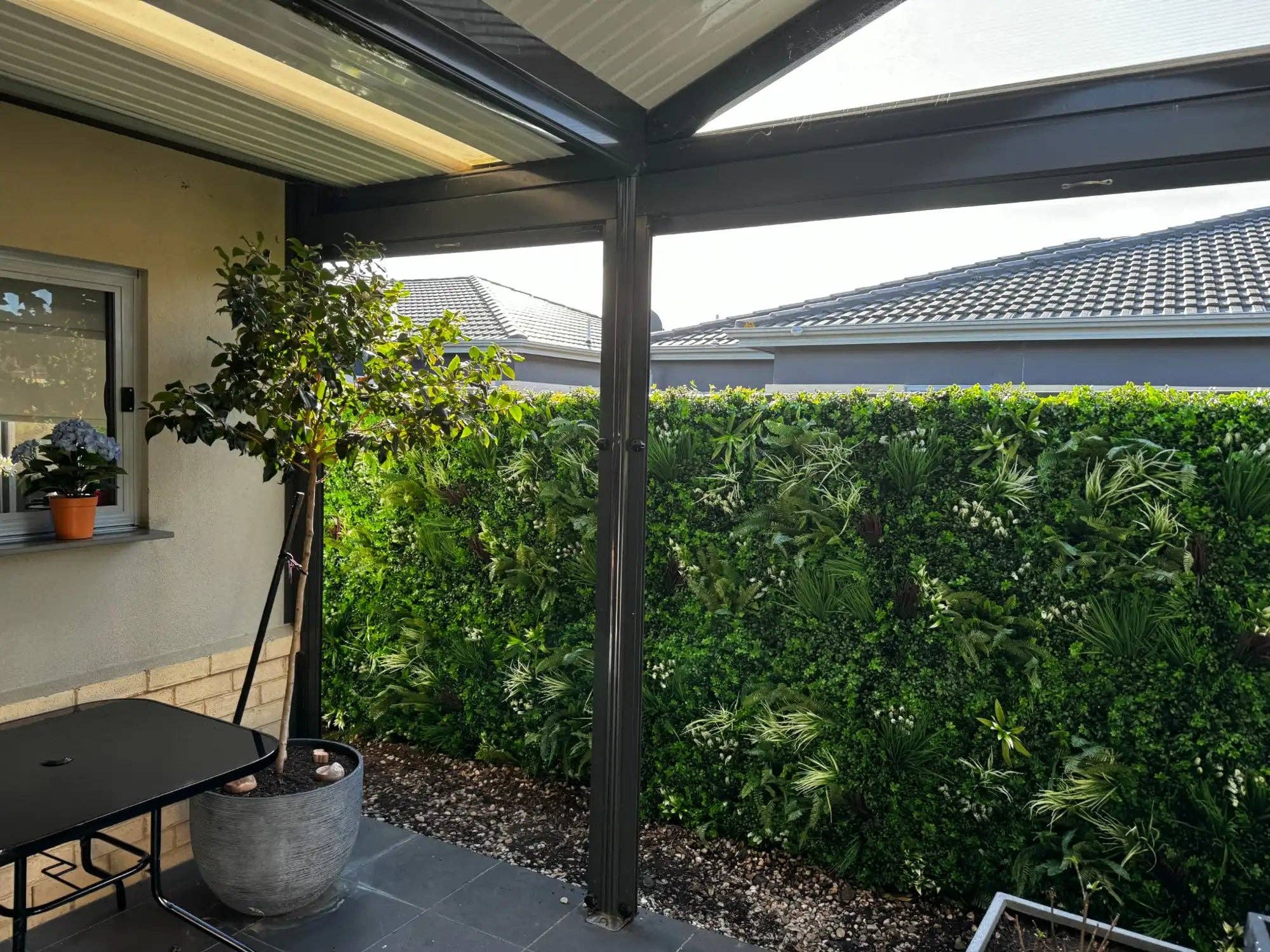 Designer Plants - Wholesale Artificial plant - Luxury Tropical Vista Artificial Vertical Garden 40" x 40" 11SQ FT Commercial Grade UV Resistant17