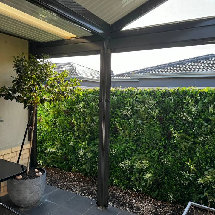 Designer Plants - Wholesale Artificial plant - Luxury Tropical Vista Artificial Vertical Garden 40" x 40" 11SQ FT Commercial Grade UV Resistant17