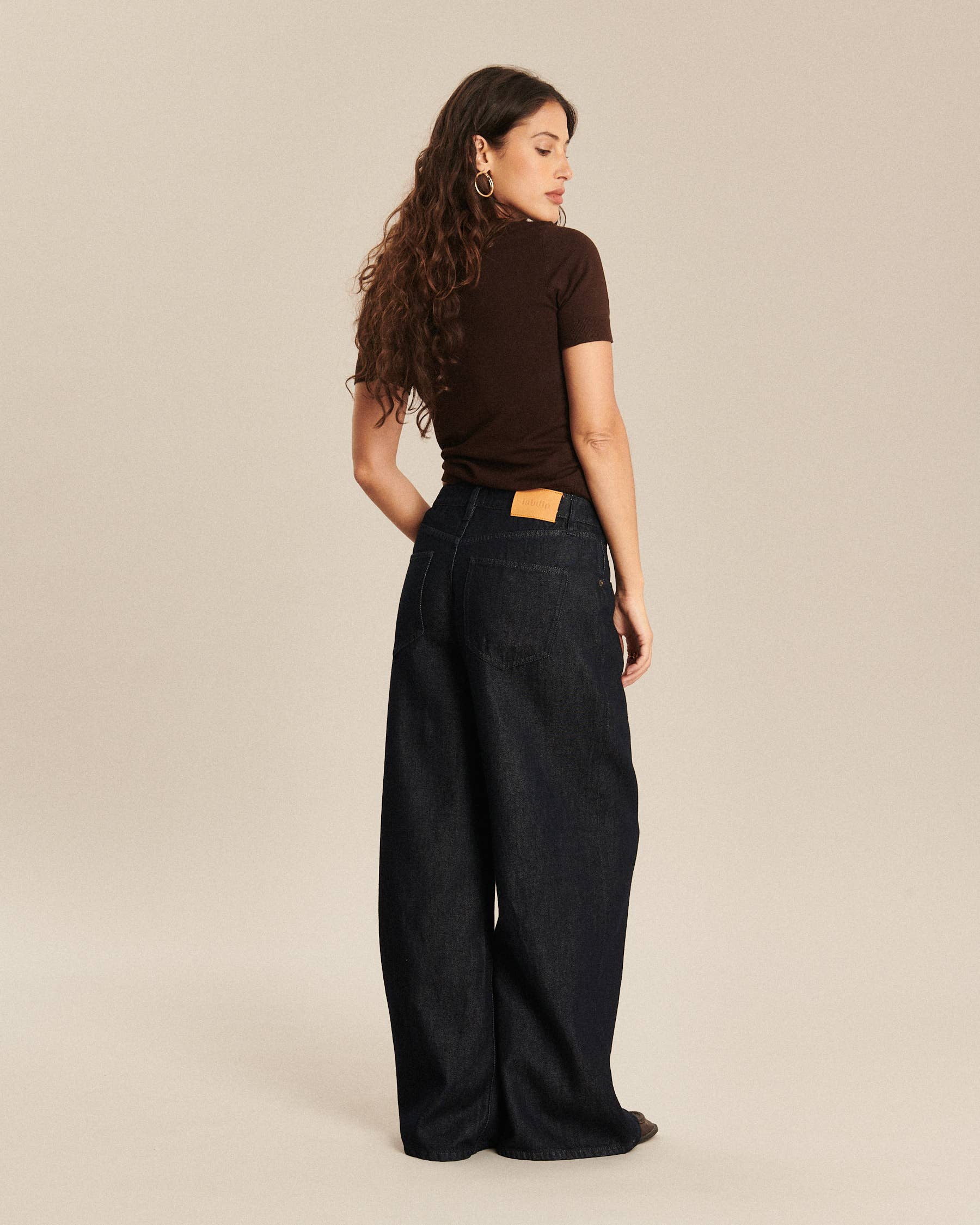 LABDIP - Wholesale Jeans - Women's - VERA RAW TENCEL DENIM - LOOSE TENCEL JEANS4