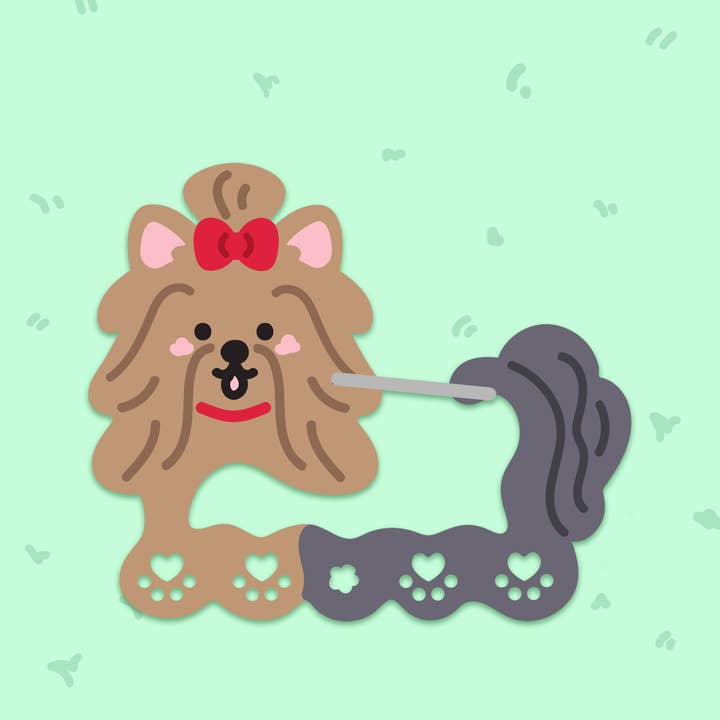 Cambrasine - Wholesale Keychain - Women's - Puppy Pal Acrylic Carabiner10