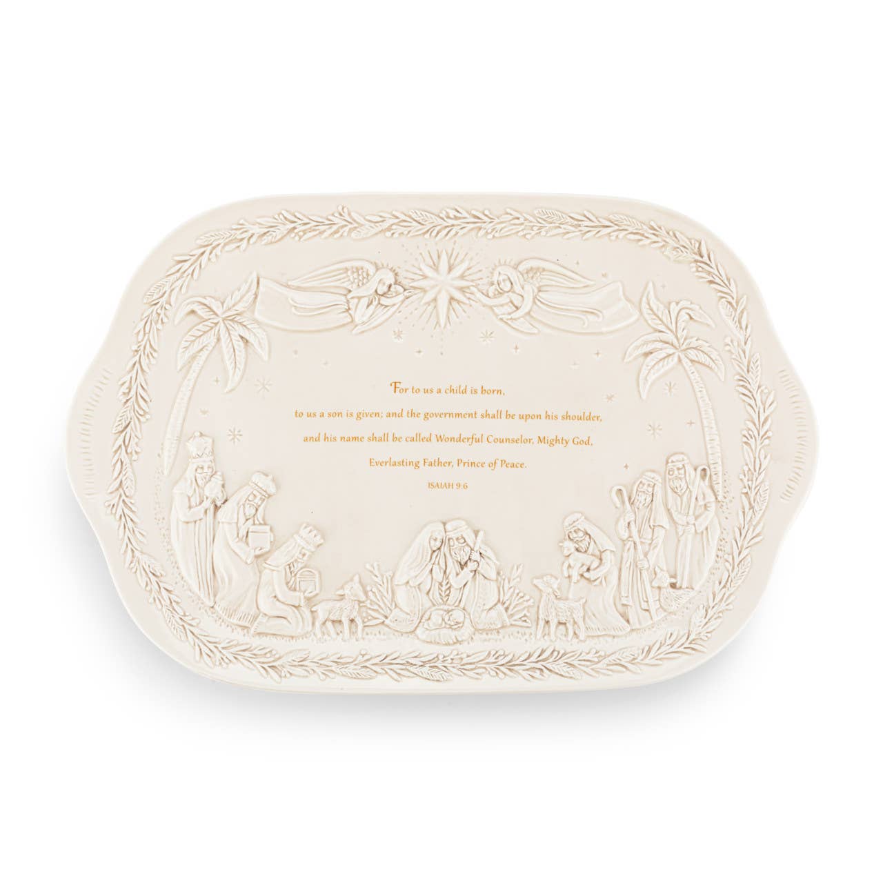 DEMDACO - Wholesale Platter - A Child is Born Nativity Platter0