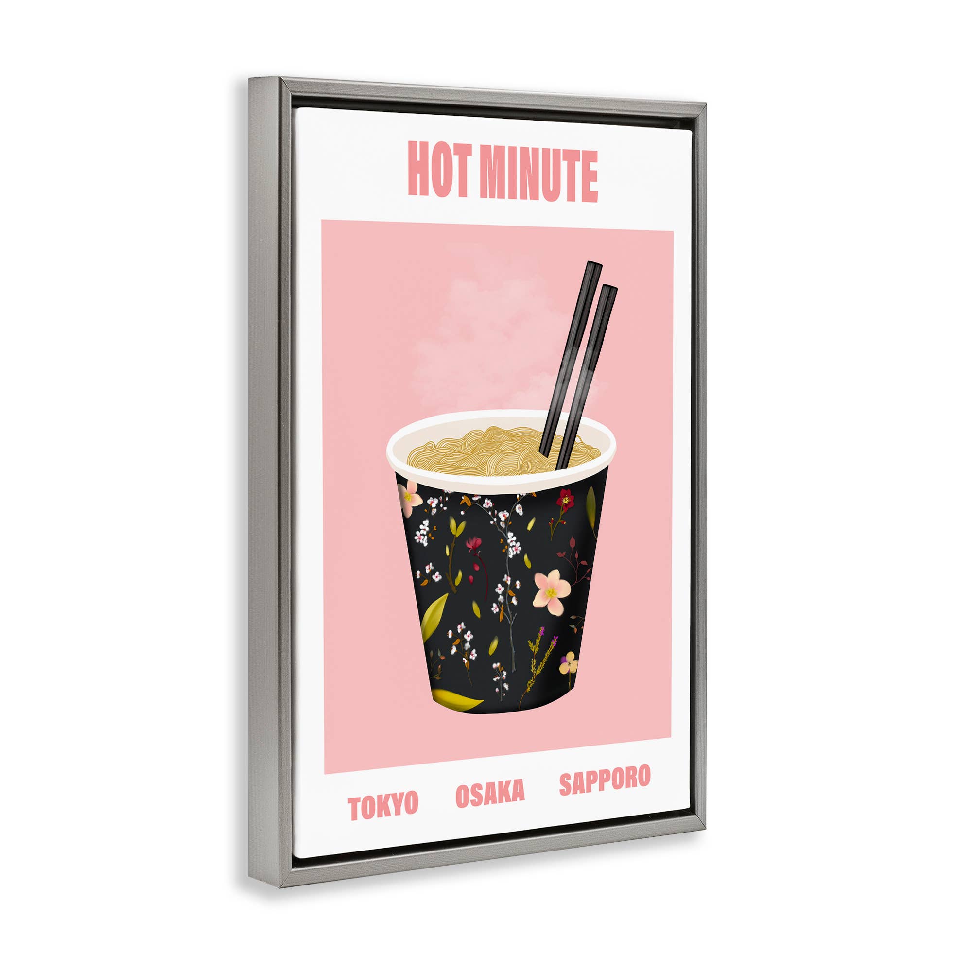 Stupell Industries - Wholesale Wall Sign - Hot Minute Cup of Noodles - Framed Wall Art16