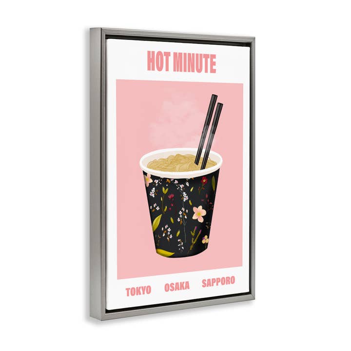 Stupell Industries - Wholesale Wall Sign - Hot Minute Cup of Noodles - Framed Wall Art16