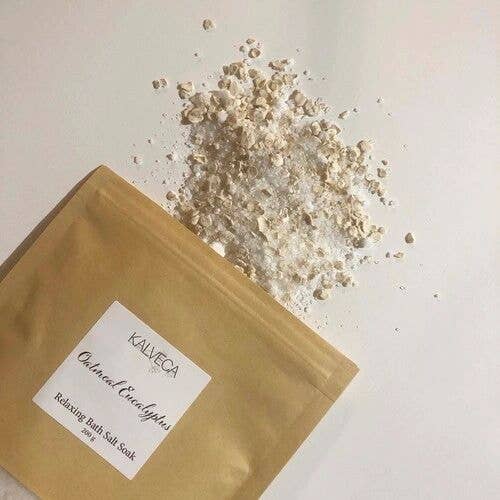 Oatmeal Eucalyptus Bath Salts for wholesale by Kalveca