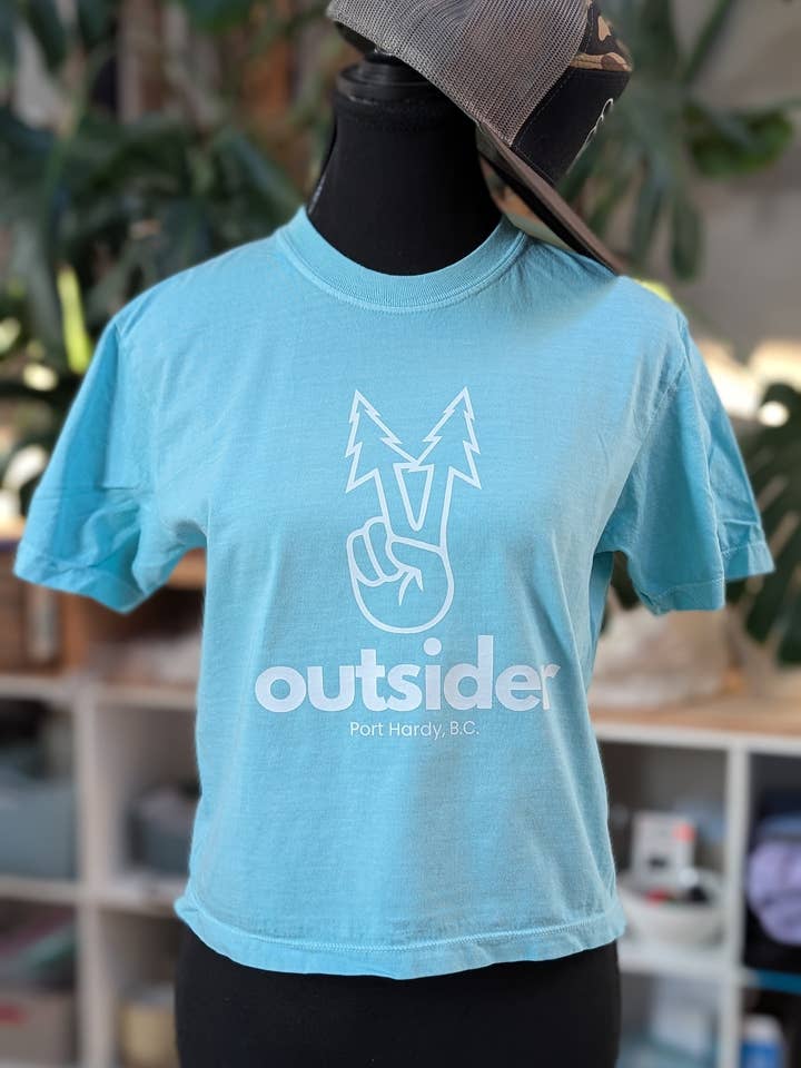 Ladies Heavyweight Crop T-shirt for wholesale by Northwest By Nature