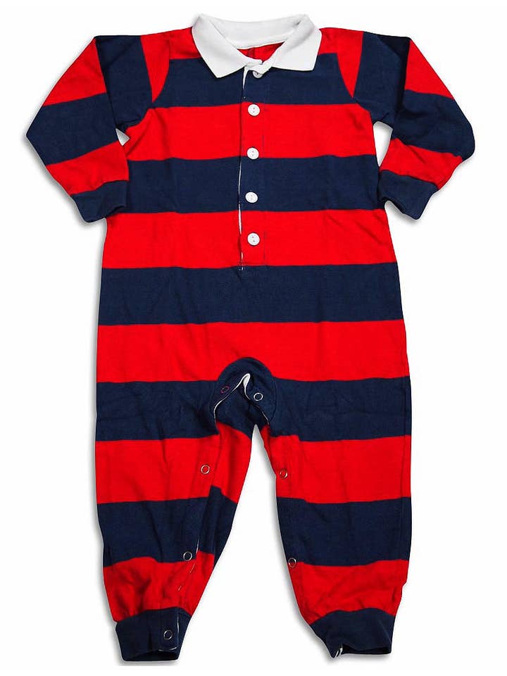 Eastern Off Price - Wholesale Jumpsuit – Baby - Sara's Prints Baby Infant Toddler Boys One Piece Rugby Cover5