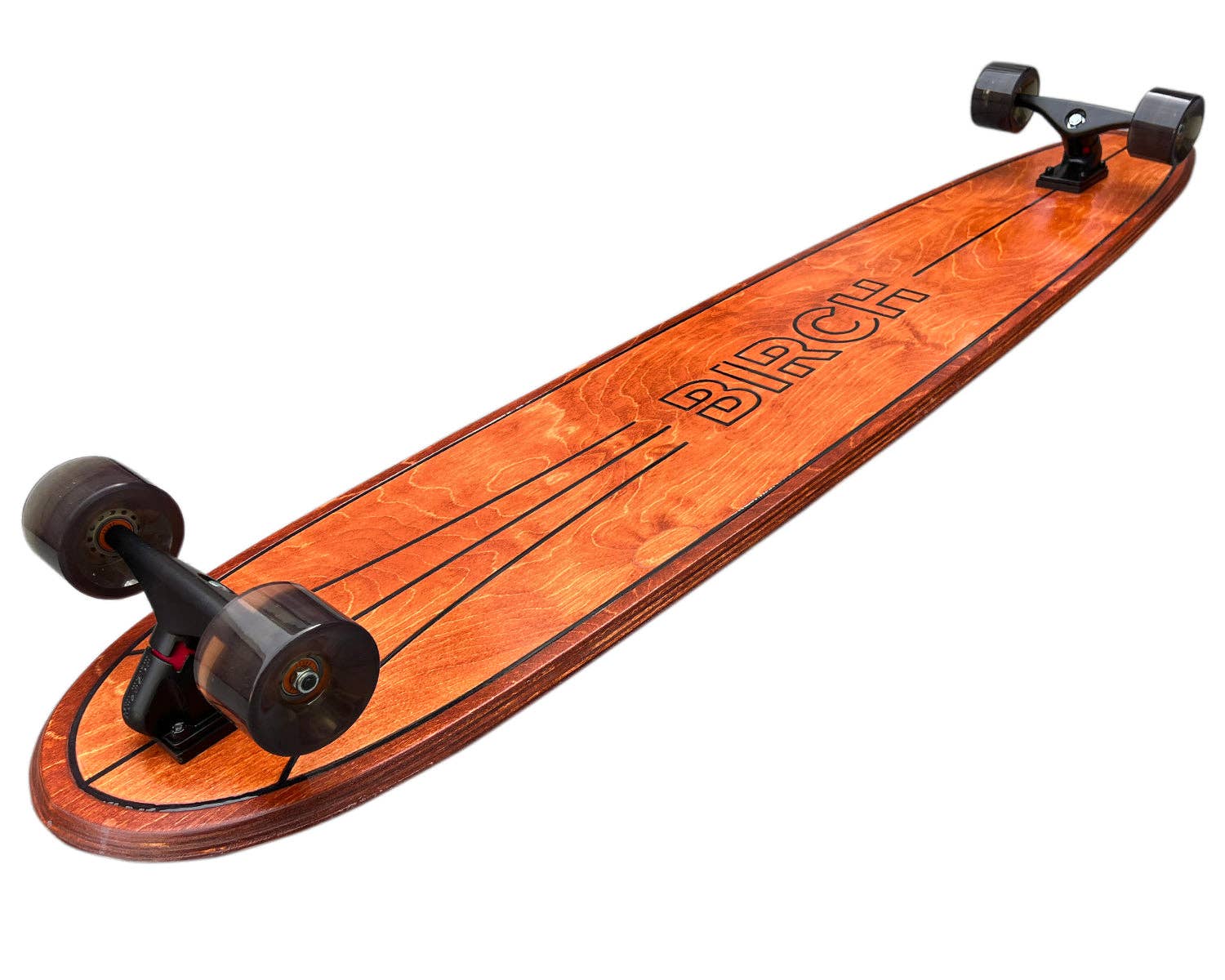 Lucid Grip - Wholesale Sporting Accessories - BIRCH 60" LOG Cruiser: Surf-Inspired Longboard Skateboard - Complete Setup3