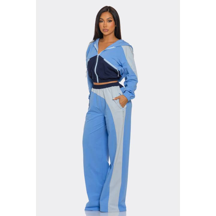 Esmeray Clothing - Wholesale Top & pants set (NOT Loungewear) – Women's - RETRO SPORT LUXE TRACK SET6