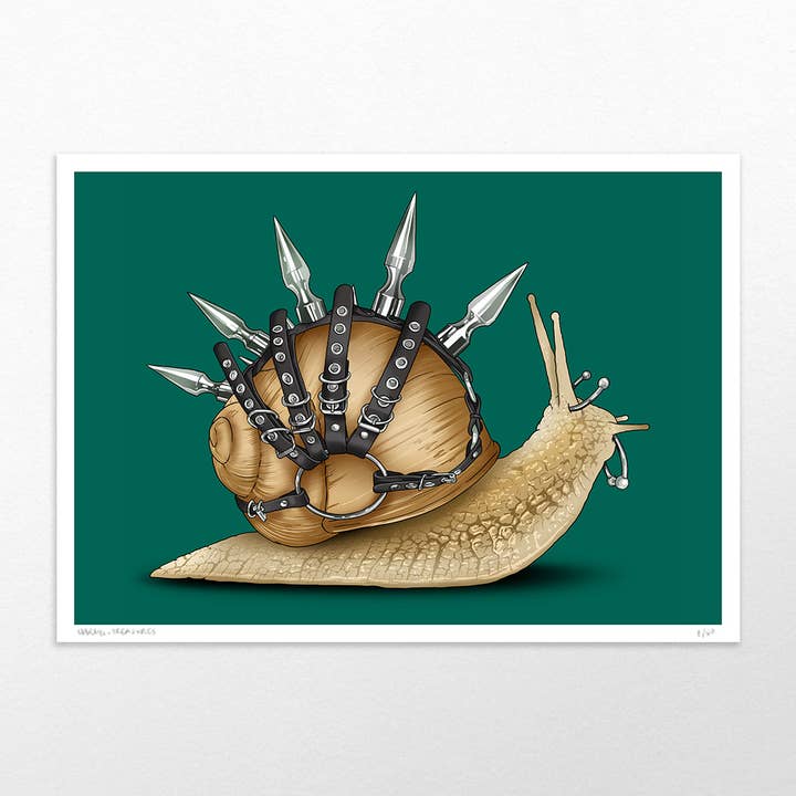 Snail(ed) | Fine Art Print for wholesale by Useless Treasures