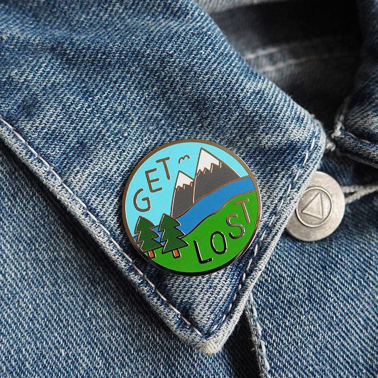 hello DODO - Wholesale Lapel Pin/Button - Get Lost Enamel Pin