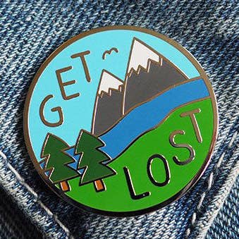 Get Lost Enamel Pin for wholesale by hello DODO