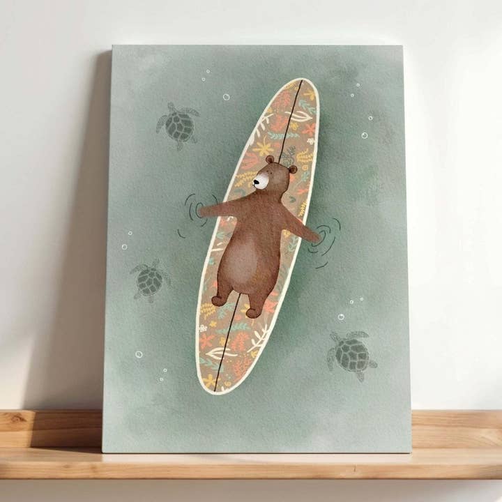 Boho Surf Canvas Wall Decor for wholesale by Urchin Bay