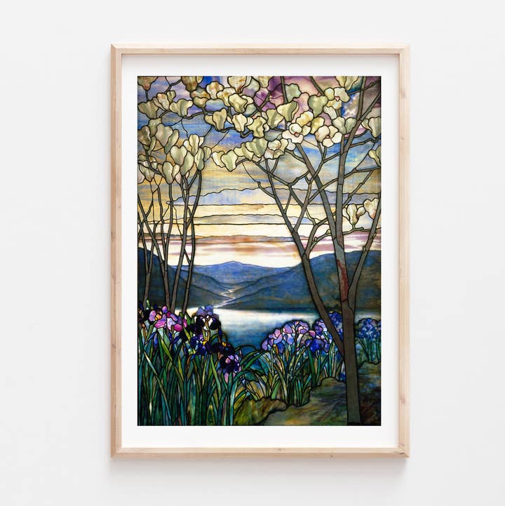 Go To Design - Wholesale Art Print - Fine art print Magnolias and Irises unframed wall art4