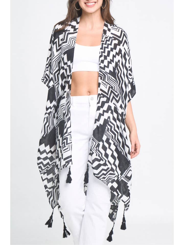 Ellison+Young - Wholesale Kimono - Women's - Geometric Art Kimono9