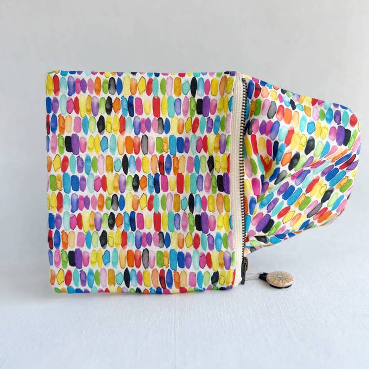 Pretty Clever Words - Wholesale Pouch - Women's - Padded Zip Book Bag - The cost of libraries is priceless5