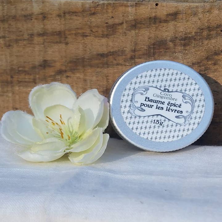 Bálsamo labial natural condimentado con miel y jengibre orgánico para venta al por mayor de Les Belles De Savon
