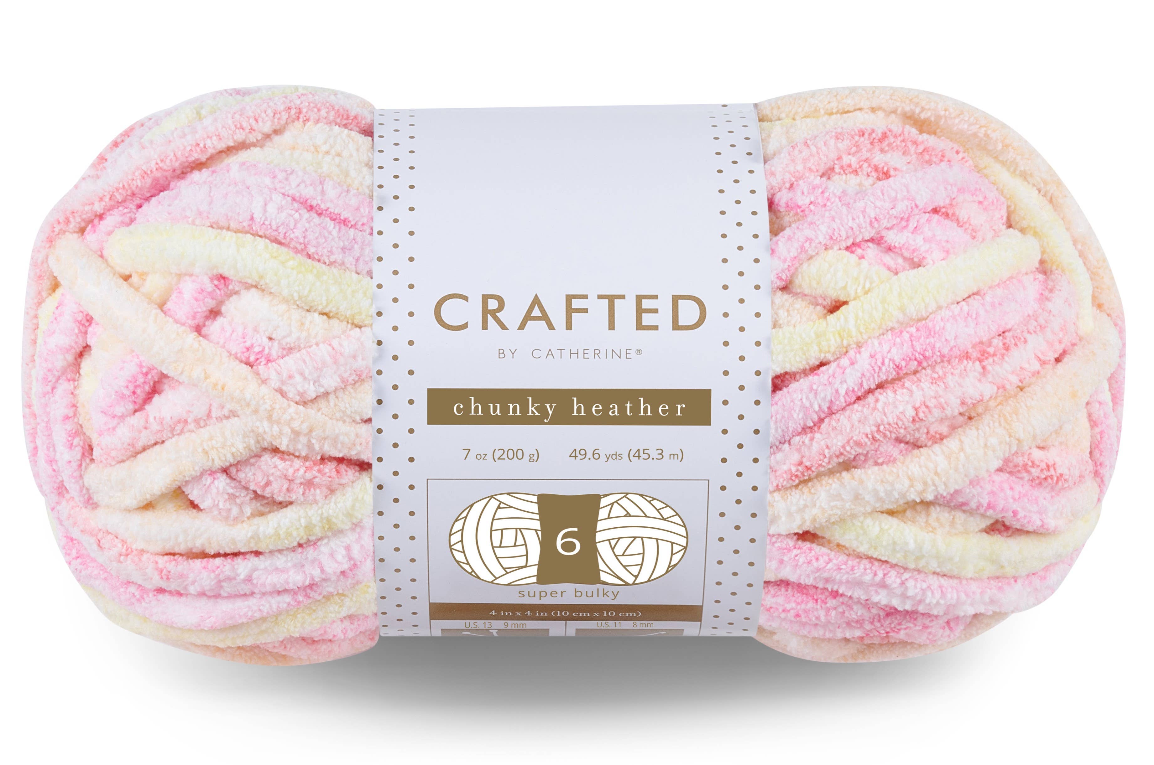 Crafted by Catherine - Wholesale Yarn - Chunky Heather Yarn | 7oz/200g | Super Bulky #6 | Pack of 414
