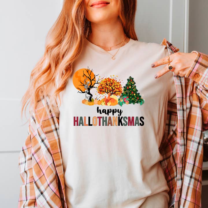 Happy Hallothanksmas Shirt for wholesale by Eleven Fashion