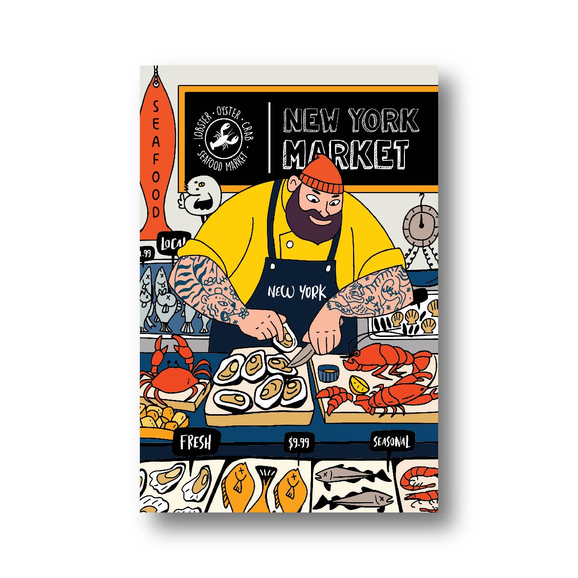 BigZoo Store - Wholesale Postcard - New York City 4" X 6" Postcard - New York Local Market