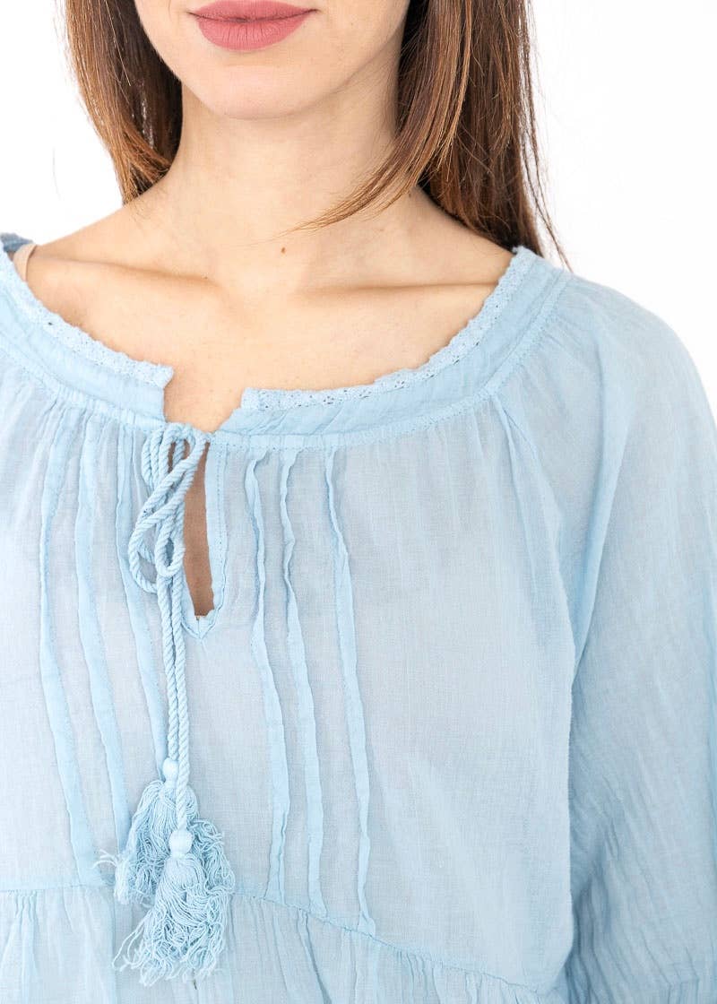 LINEN & COTTON HOUSE - Wholesale Blouse - Women's - 10074 SPRINT SUMMER CLOTHING COTTON BLOUSE15