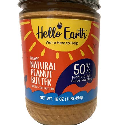 Hello Earth Foods – Großhandel Nussbutter – Ganz natürliche cremige Erdnussbutter (ohne Umrühren)