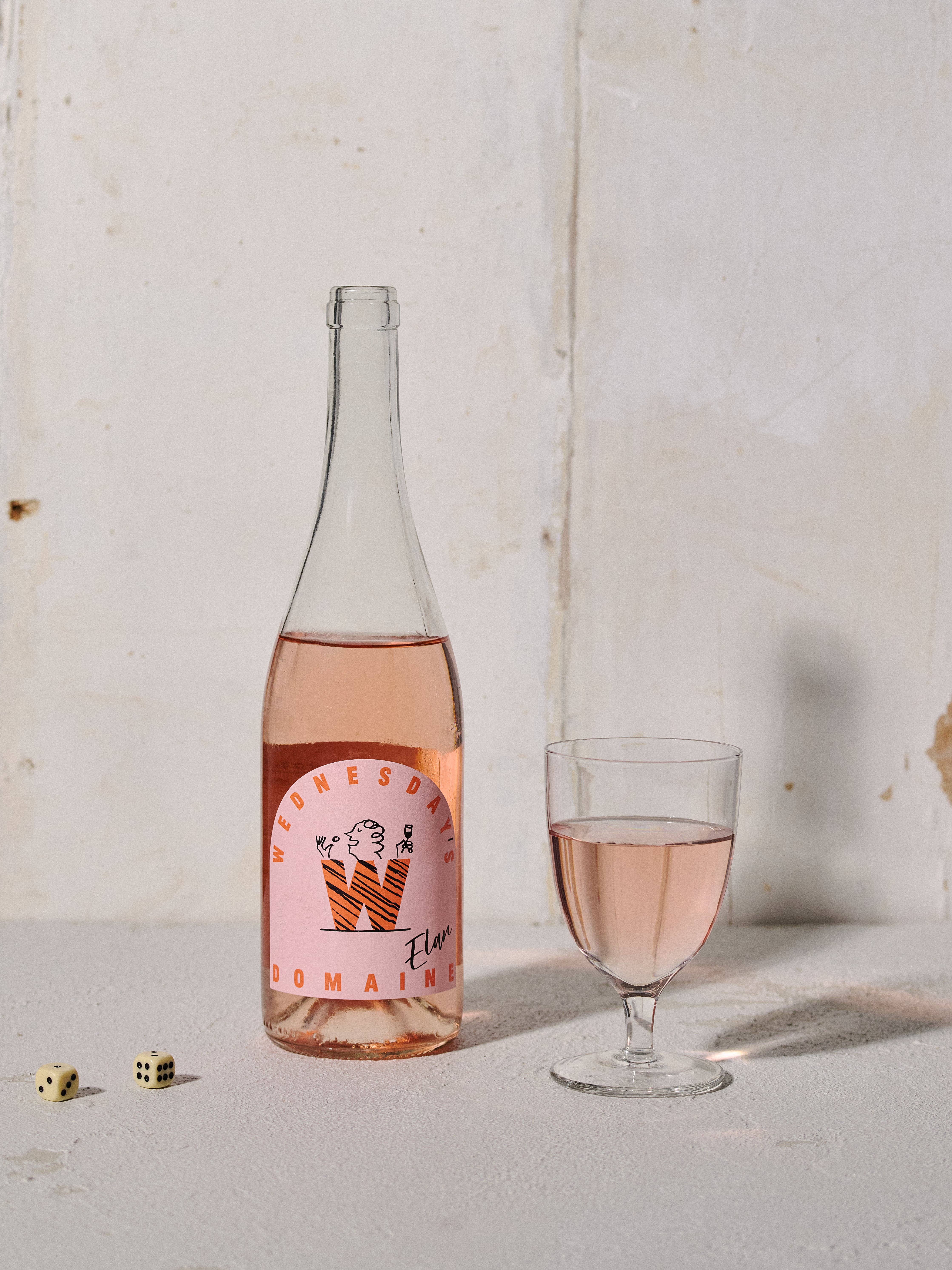 Wednesday's Domaine – wholesale Non-alcoholic spirits/wine/beer – 0.0% Elan (Alcohol Free Rosé Wine)1