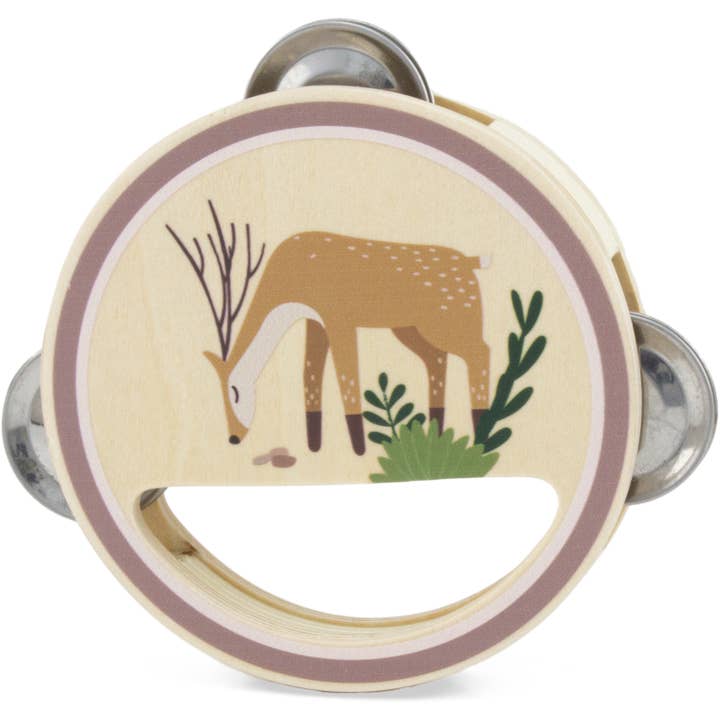 Ulysse Couleurs d'Enfance - Wholesale Musical Toy - Kids & Baby - TAMBOURINE: THE FOREST (set of 8)1
