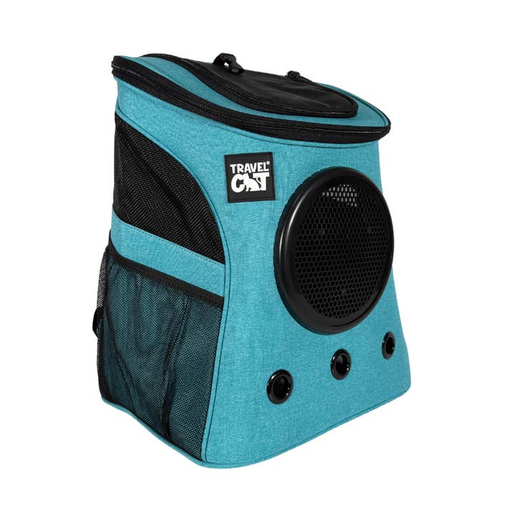 Aqua Mochila para Gatos "The Fat Cat" en Aqua - Para Gatos Más Grandes de venta al por mayor en Faire9