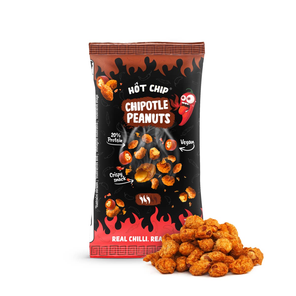 HOT-CHIP - Wholesale Nuts - Chipotle Peanuts 70g0