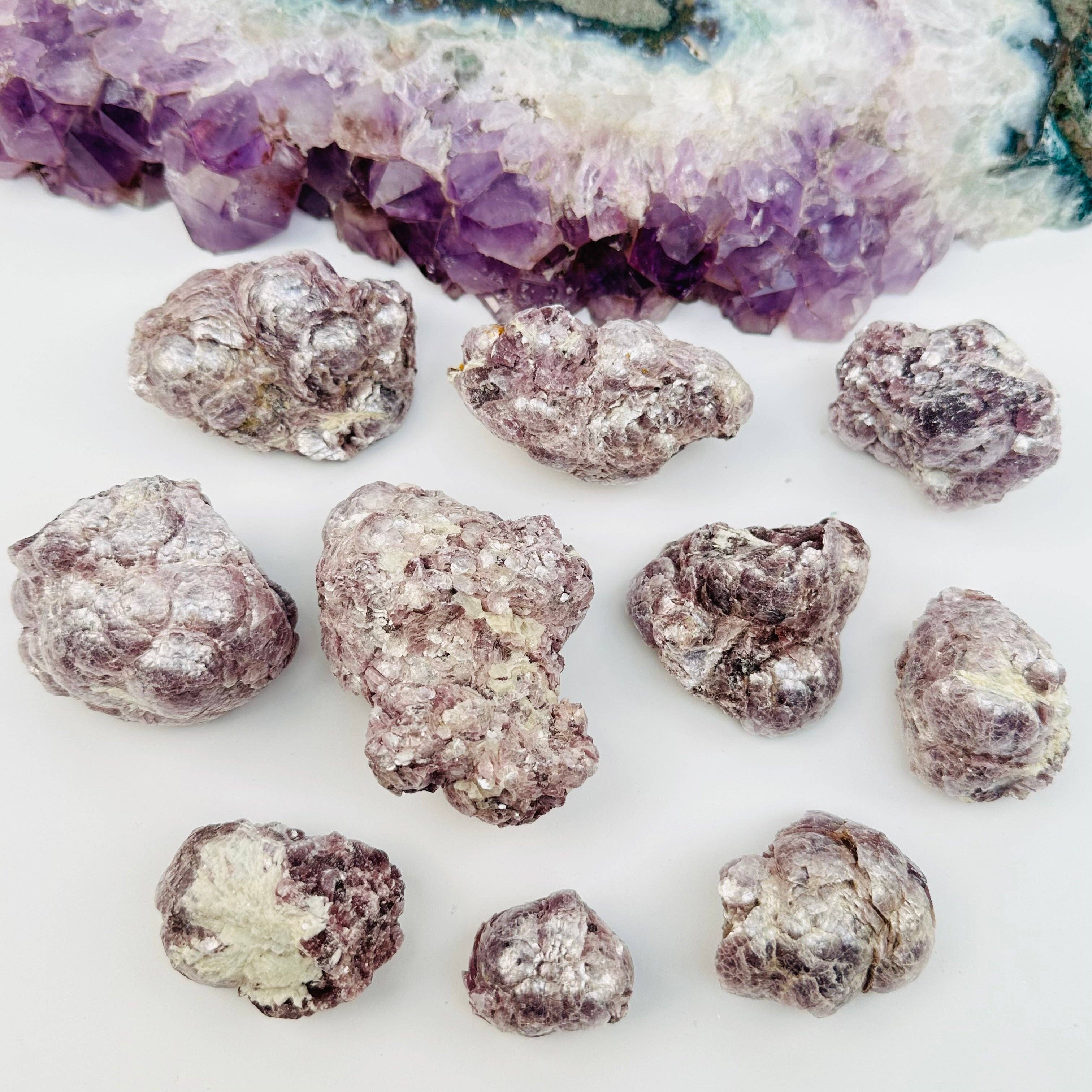 Rock Paradise - Wholesale Spiritual Stone/Crystal - Botryoidal Lepidolite Crystal Clusters1