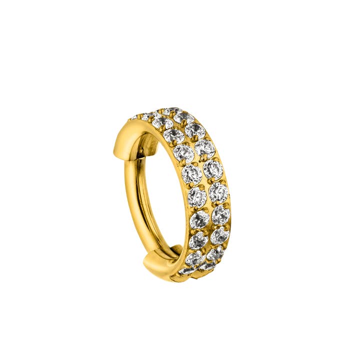 Schmuckgroßhandel - Wholesale Single Earring - Double Shine Clicker | Nose & Ear Piercing1