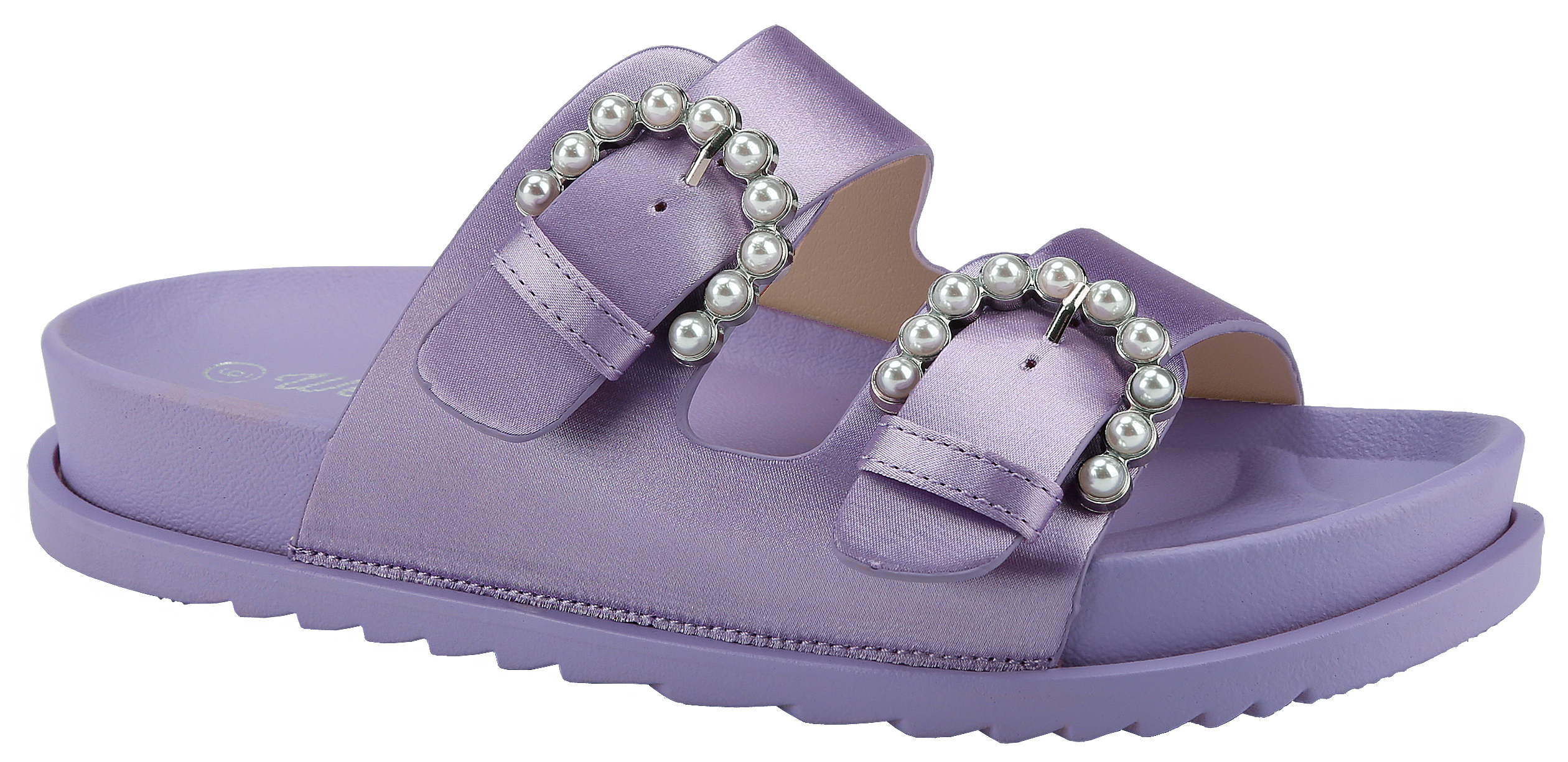 Mars Sky Shoes Wholesale - Wholesale Sandals - Women's - Weeboo FAX-1 Women Pearl Buckle Accents Slide Flat Sandals-18 Pairs Pack-14.25/Pair1