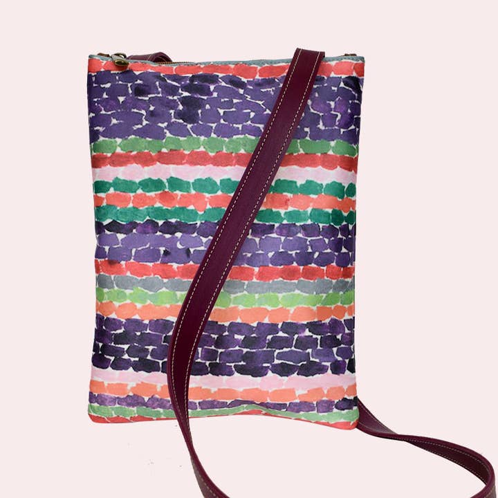 OLALLA GAMBIN - Wholesale Shoulder Bag - Women's - Hilda “Brushstrokes” Shoulder Bag