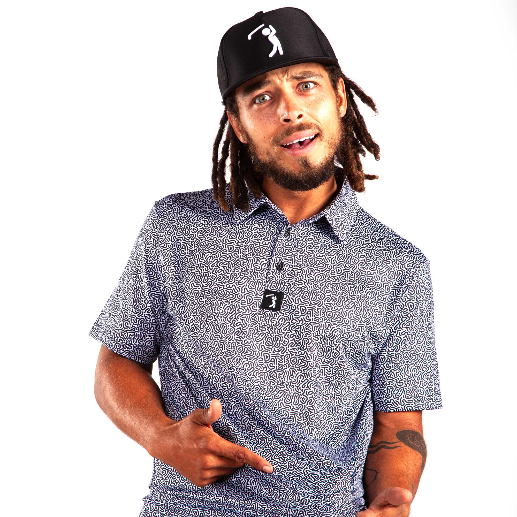 Bogey Bros Golf Co – Polo - Homem por atacado – Palavras Ocultas - Polo1