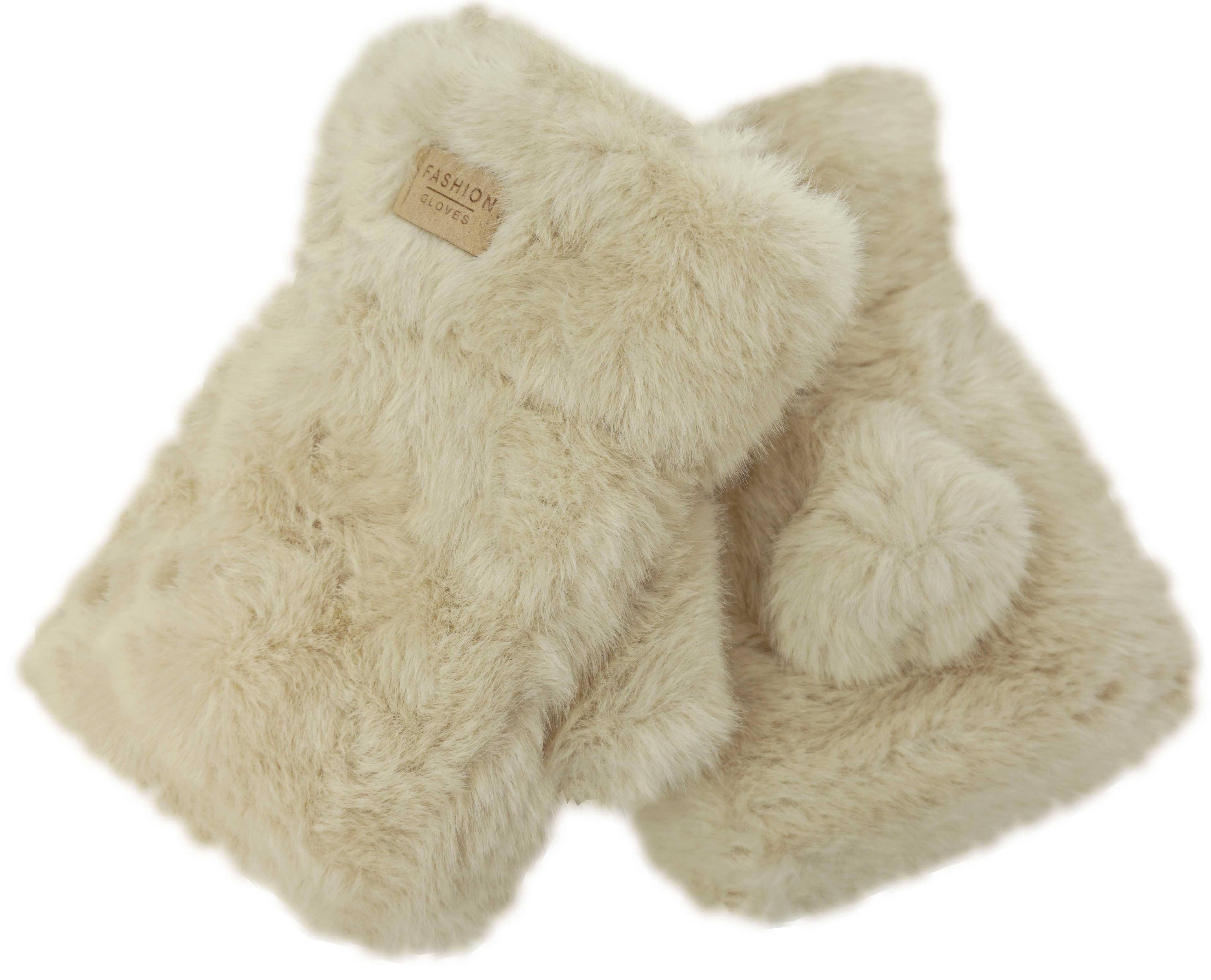 Anais - Wholesale Gloves - Women's - YN0370 Faux Fur Mittens5