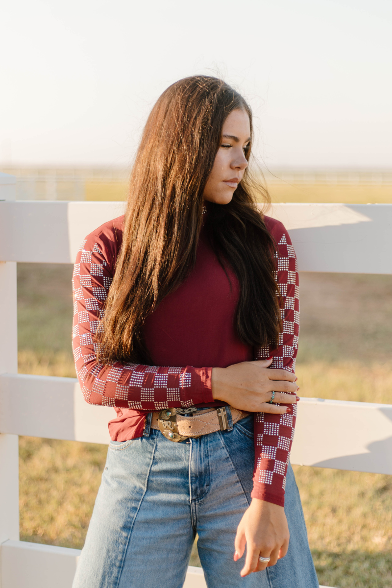 Sterling Kreek - Vente Chemisier – femme - Haut en maille marron enregistré1